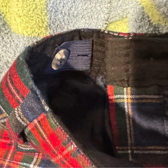 Janie & Jack Plaid Christmas Dressy Toddler Boys Adjustable Trousers 18-24 Mos - Picture 14 of 15